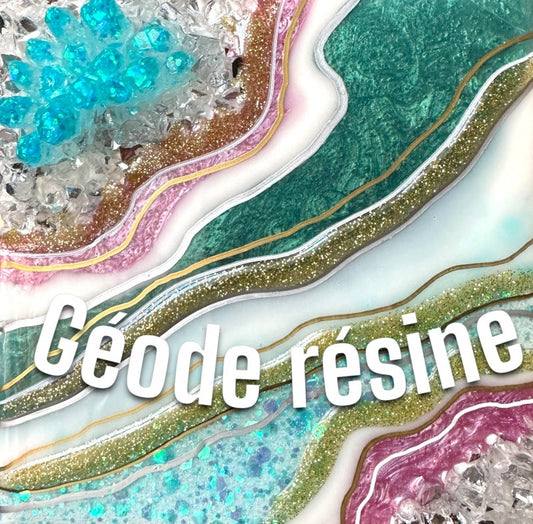 Formation Géode résine epoxy visio