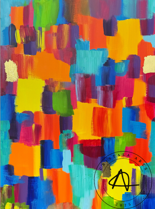 Tableau imprimé Mosaïque de couleurs