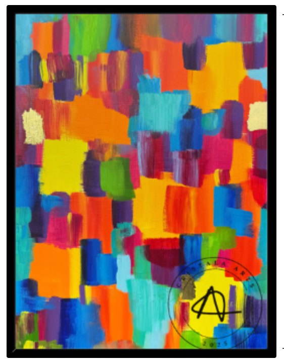 Tableau imprimé Mosaïque de couleurs