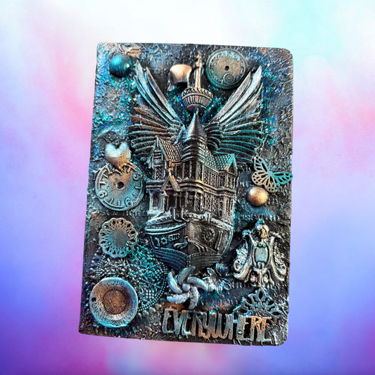 Carnet grimoire luxe Maison volante A5