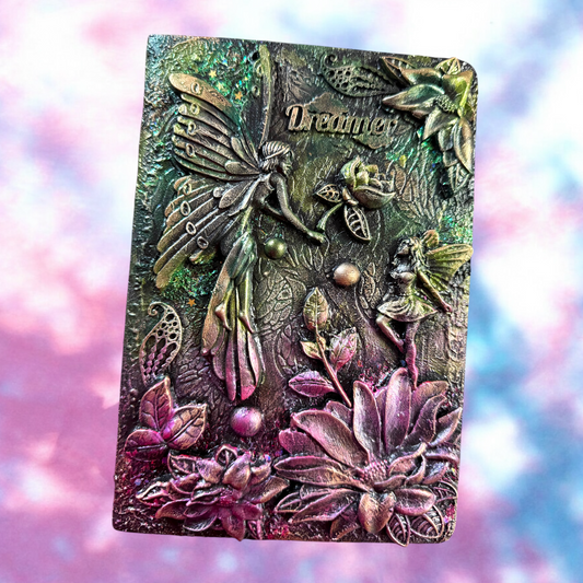 Carnet grimoire luxe Jardin enchanté A5