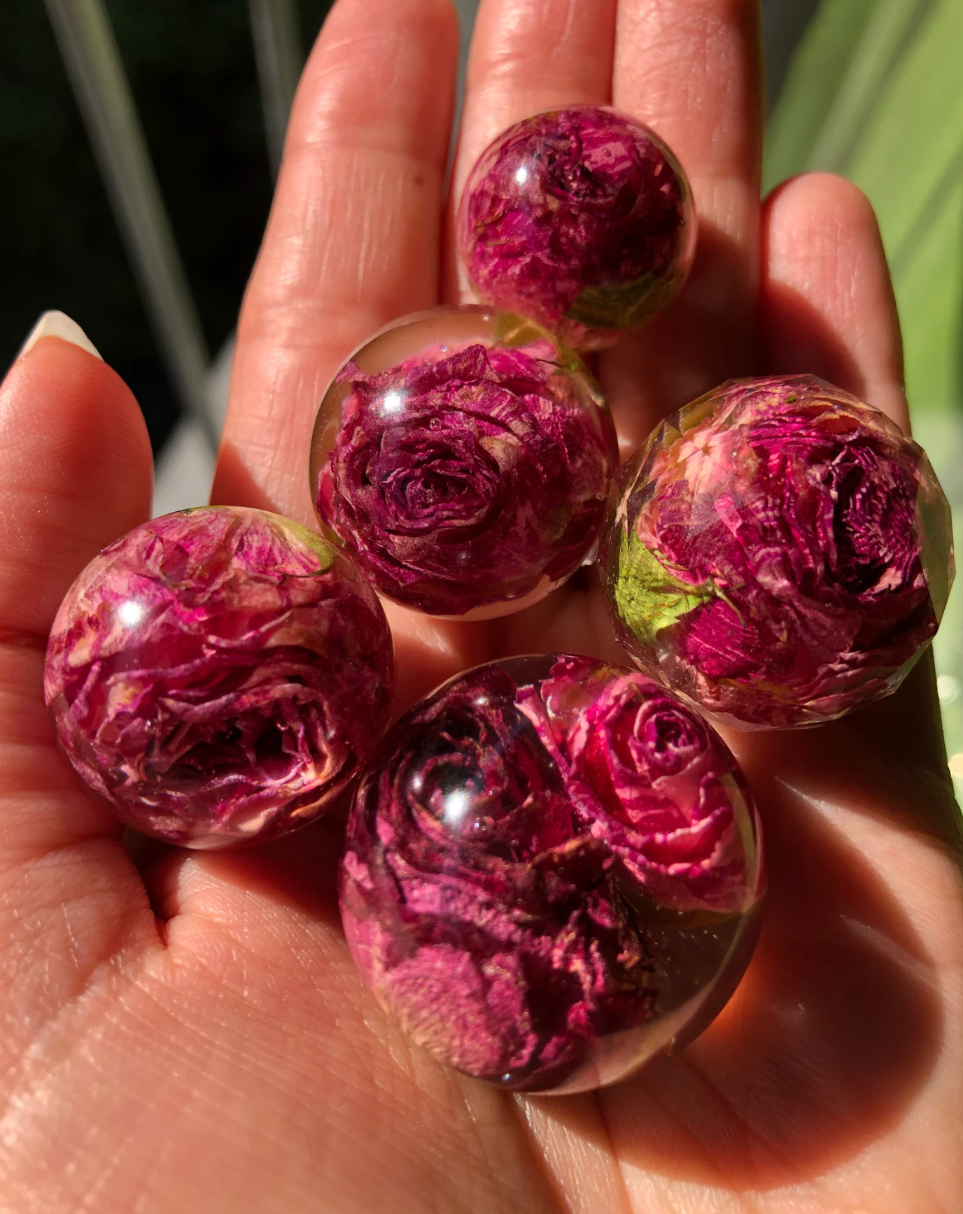 Pendentif Vraie Rose