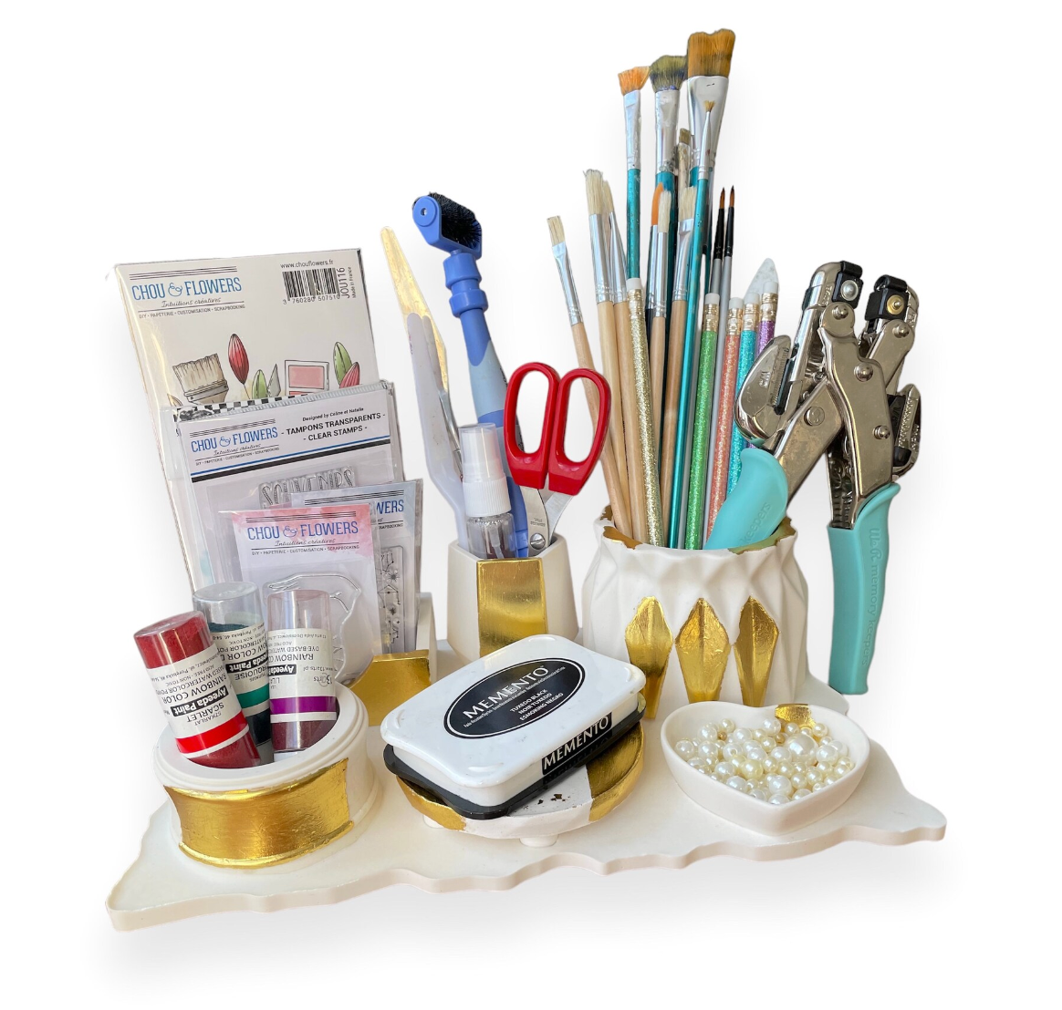 Plateau de rangement créatif