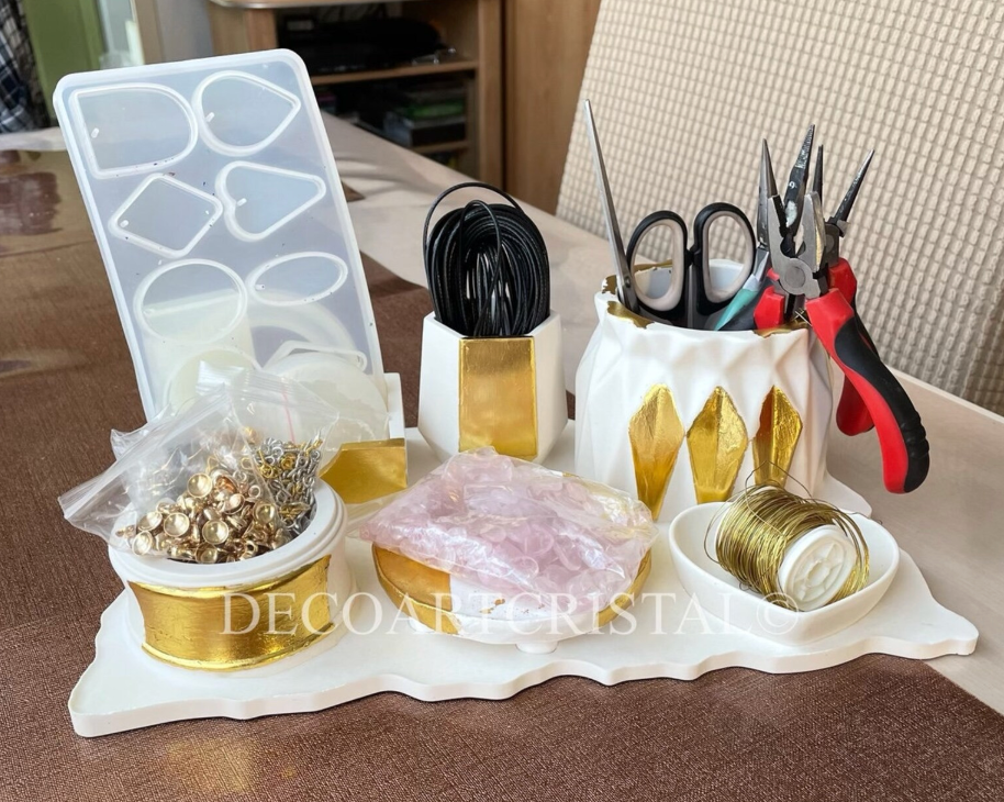 Plateau de rangement créatif