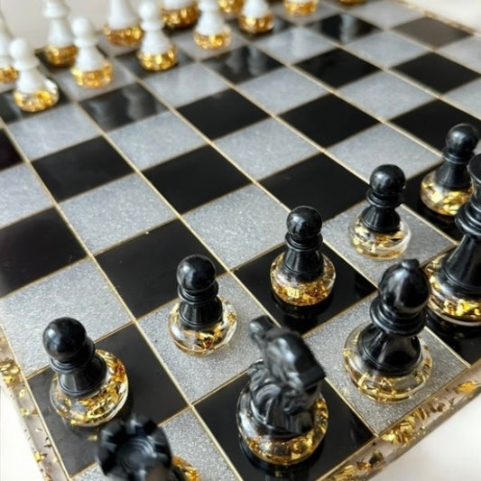 Jeu d'échecs résine