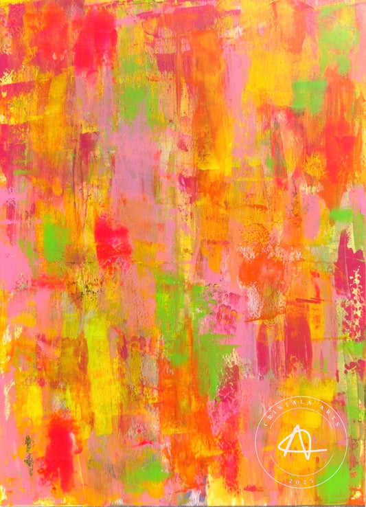 Tableau imprimé Fusion Chromatique
