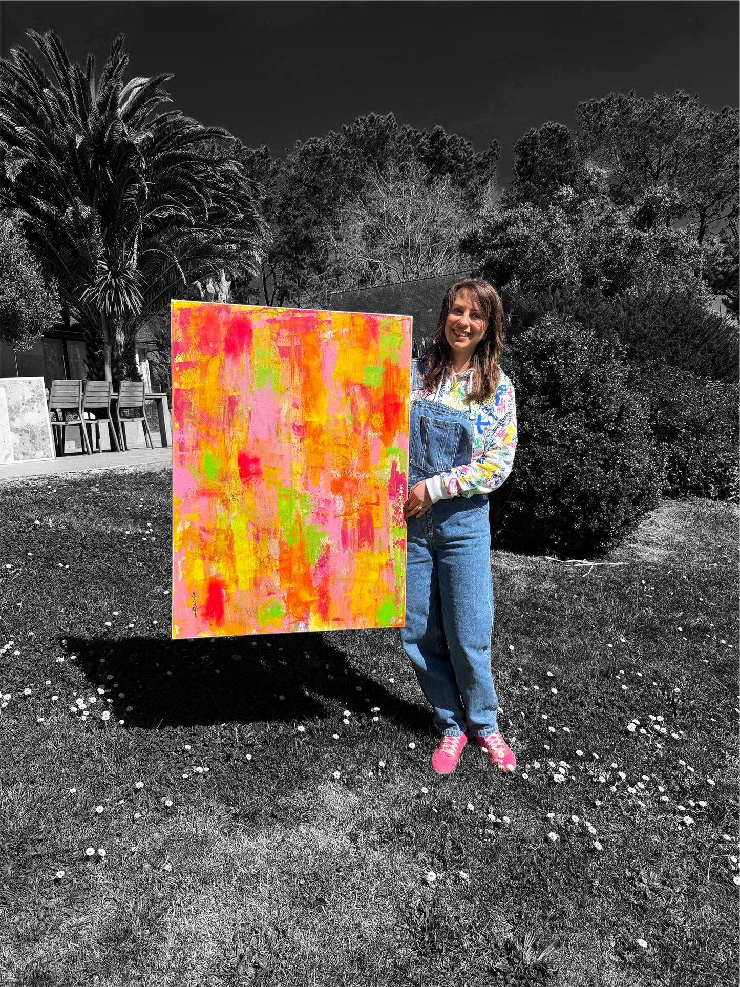 Tableau Original Fusion Chromatique