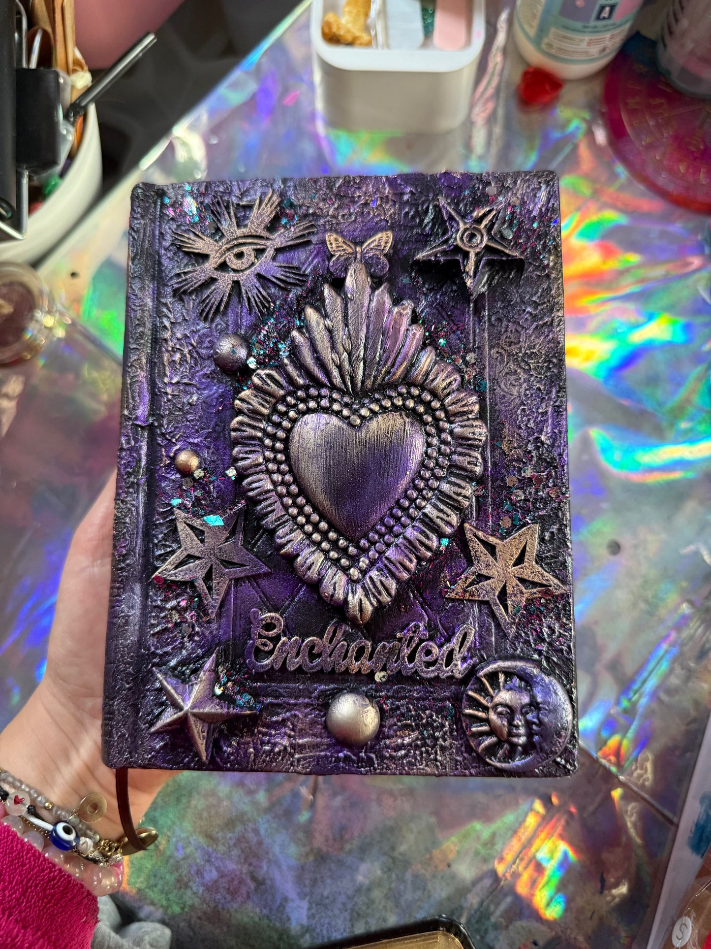 Carnet grimoire luxe Ex Voto A6