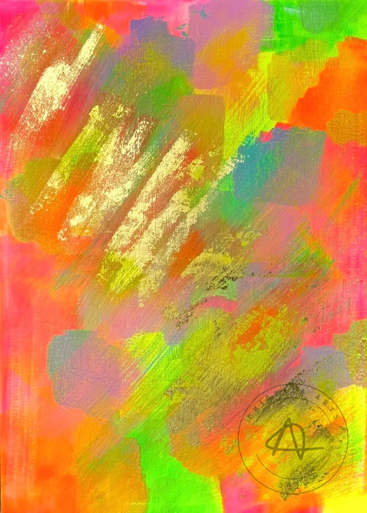 Tableau imprimé Danse de néon