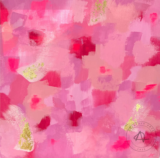 Tableau imprimé Rêverie en Rose
