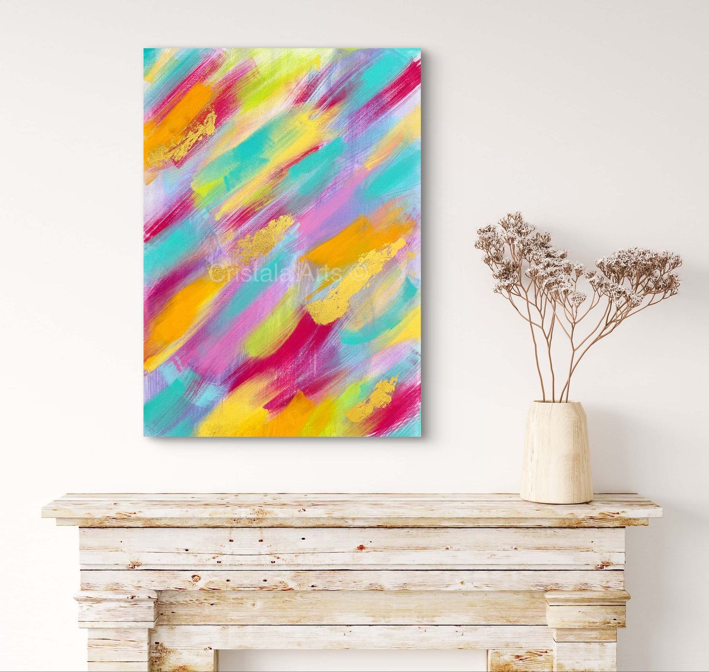Tableau Original Eclats de couleurs