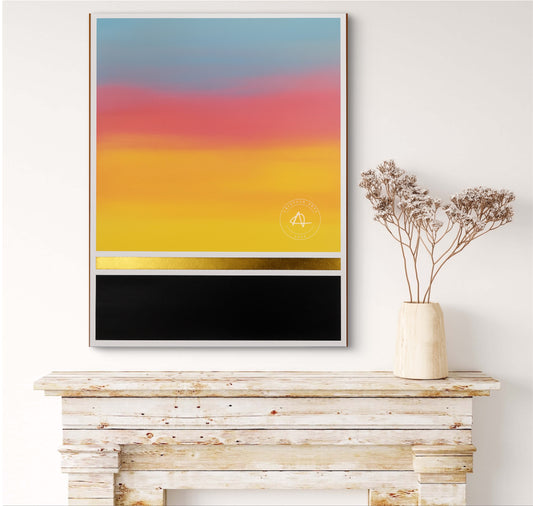 Tableau imprimé Entre les lignes