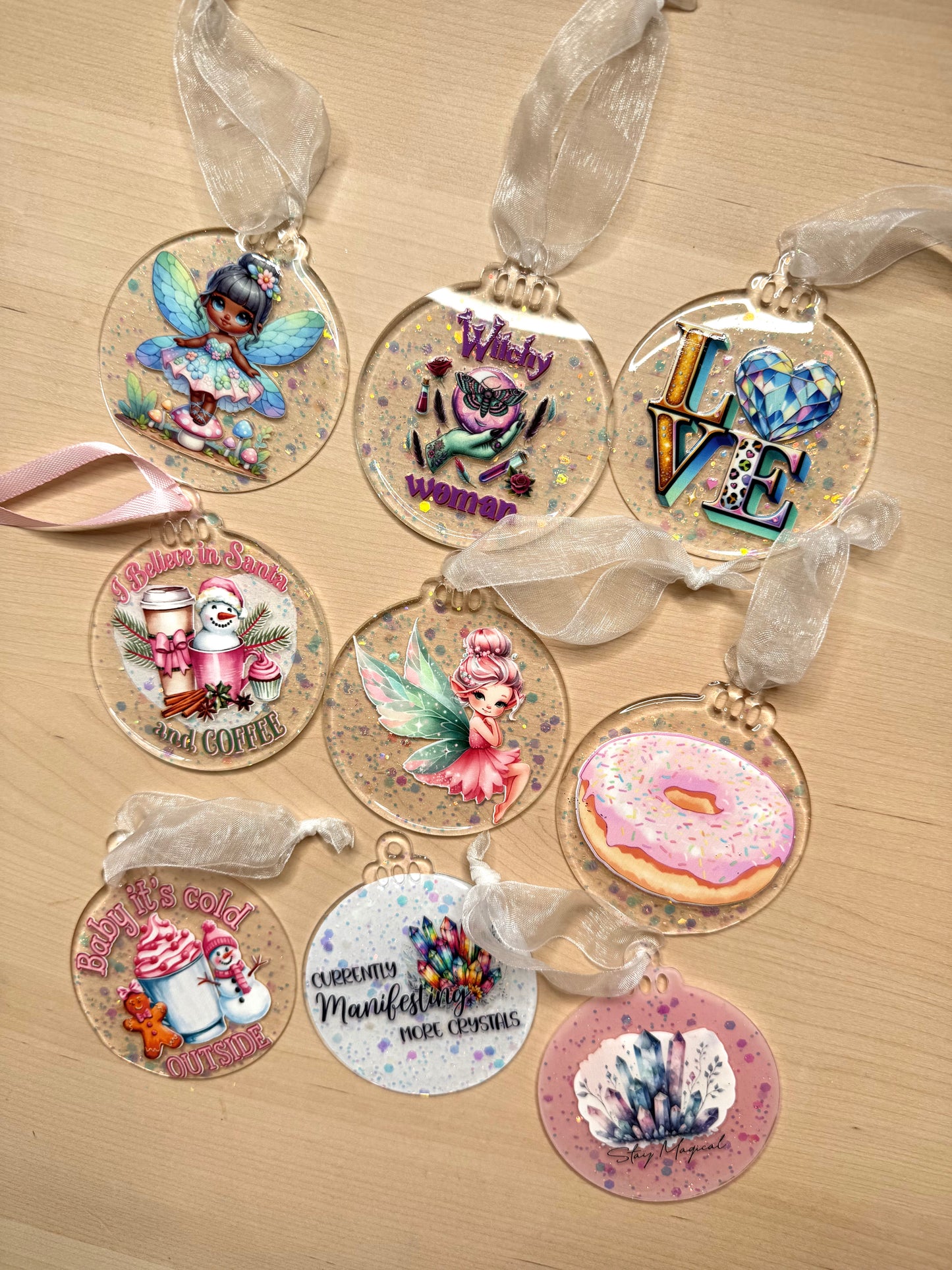 Boule de Noël plate