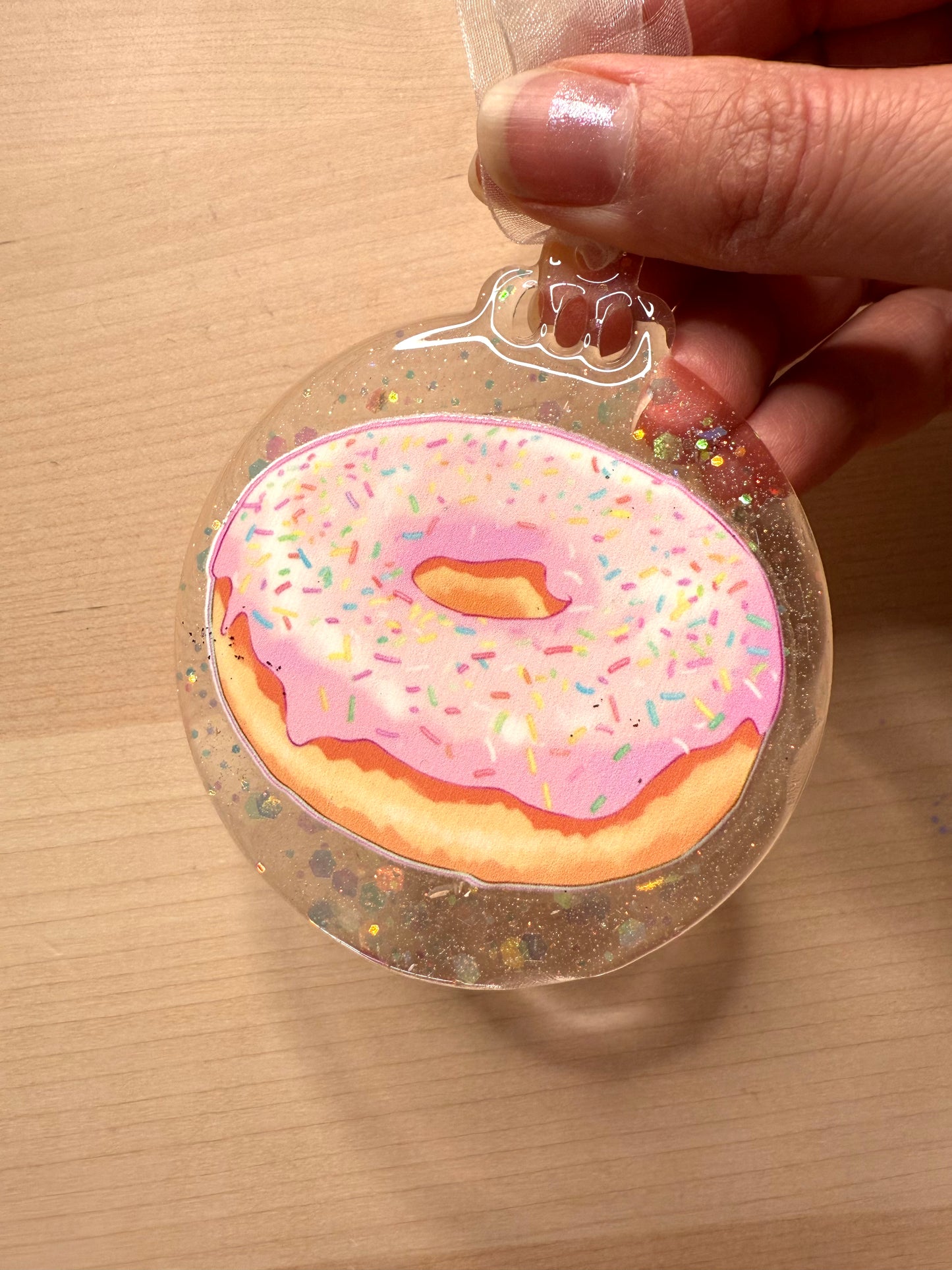 Boule de Noël plate