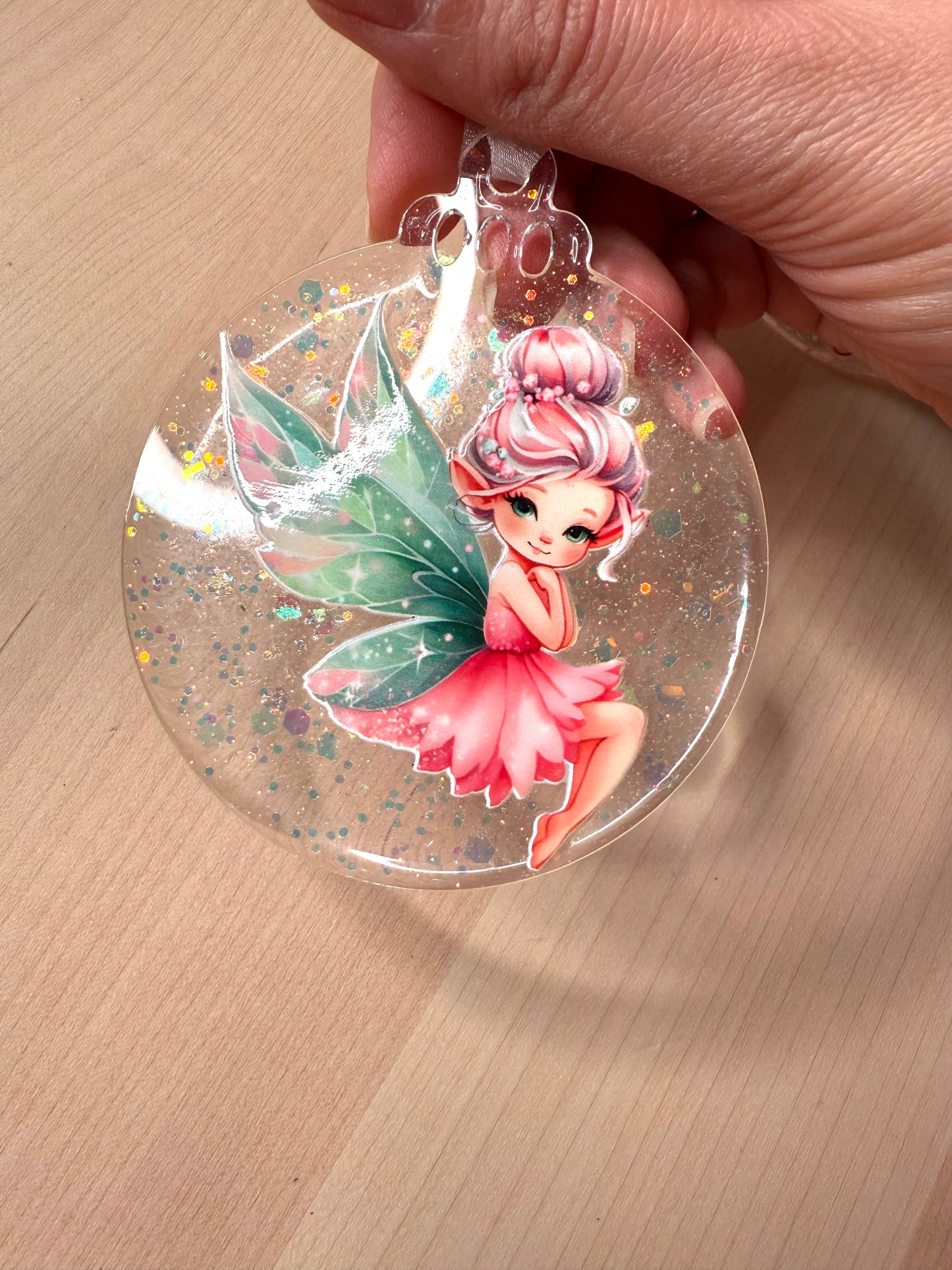 Boule de Noël plate