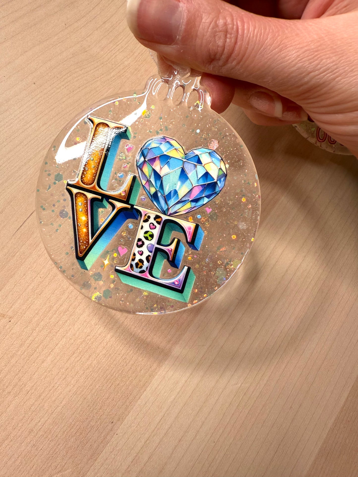 Boule de Noël plate