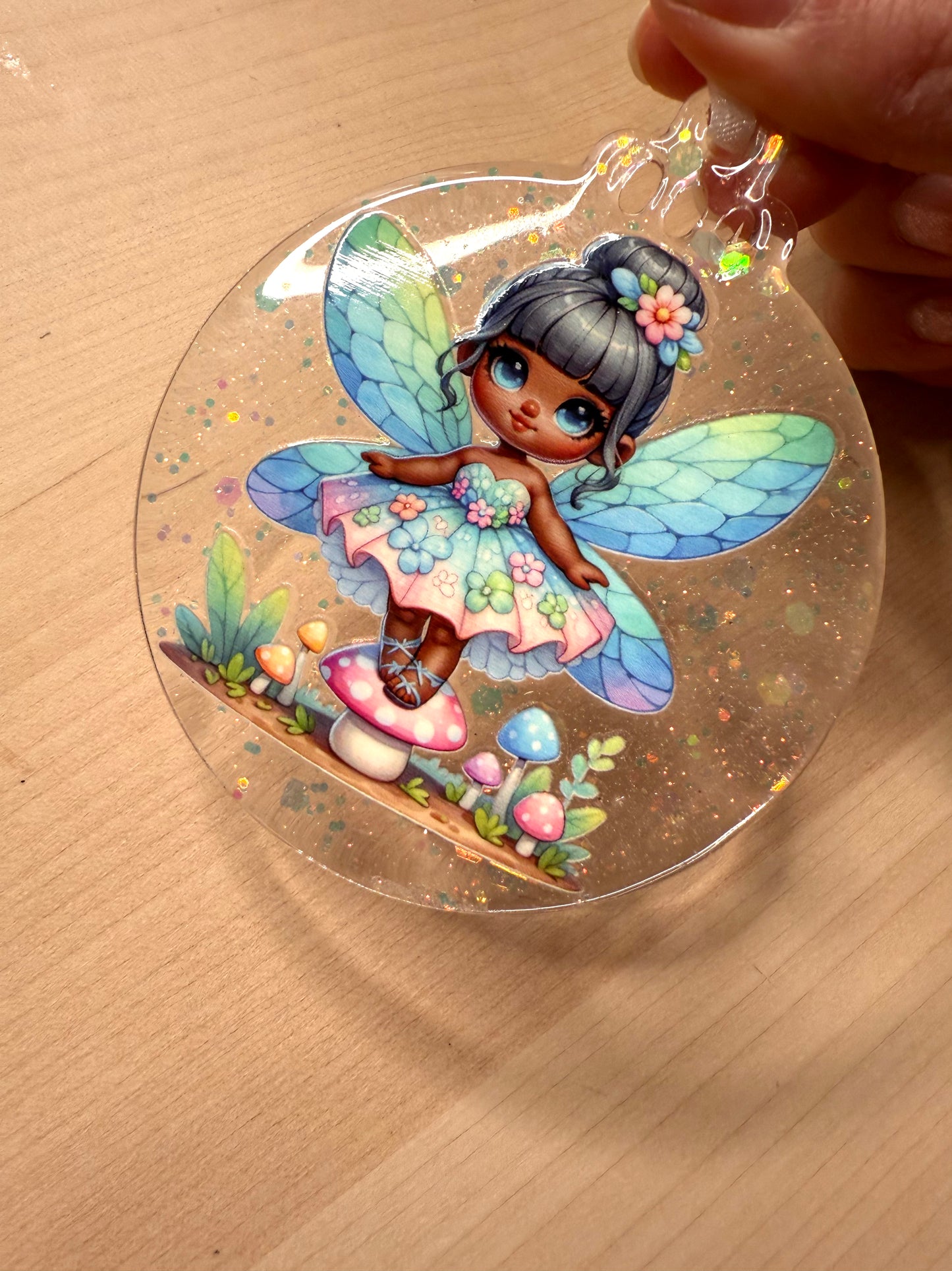 Boule de Noël plate