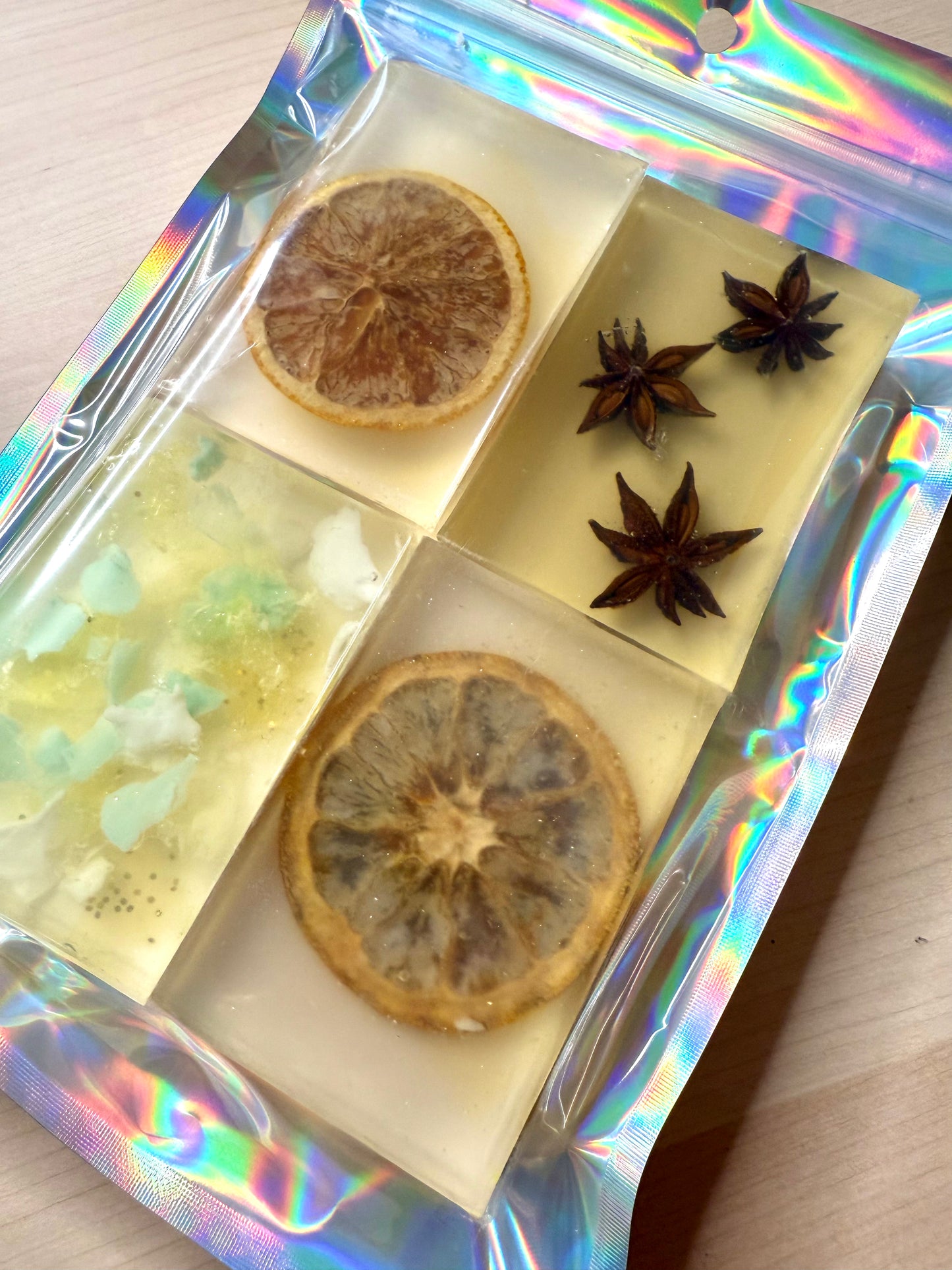 Lot 4 Savons automne