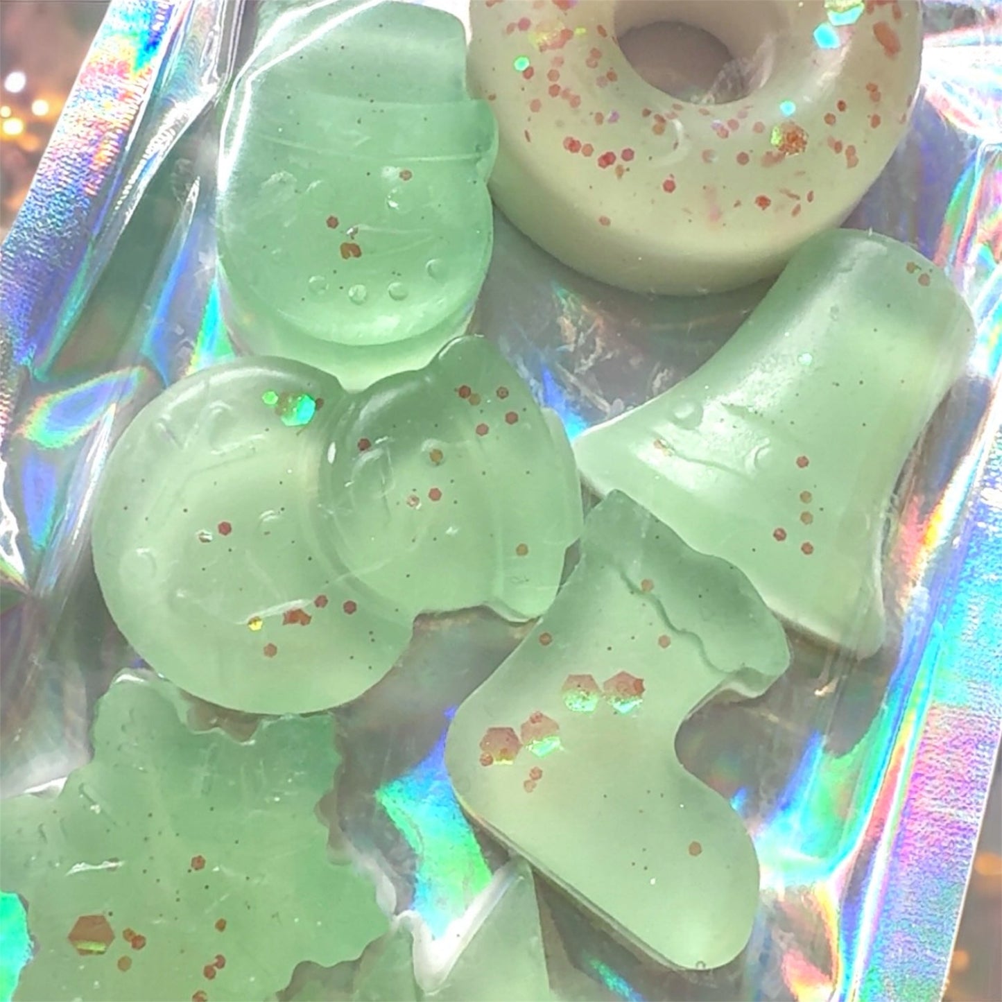 Lot 7 Mini savons Noël