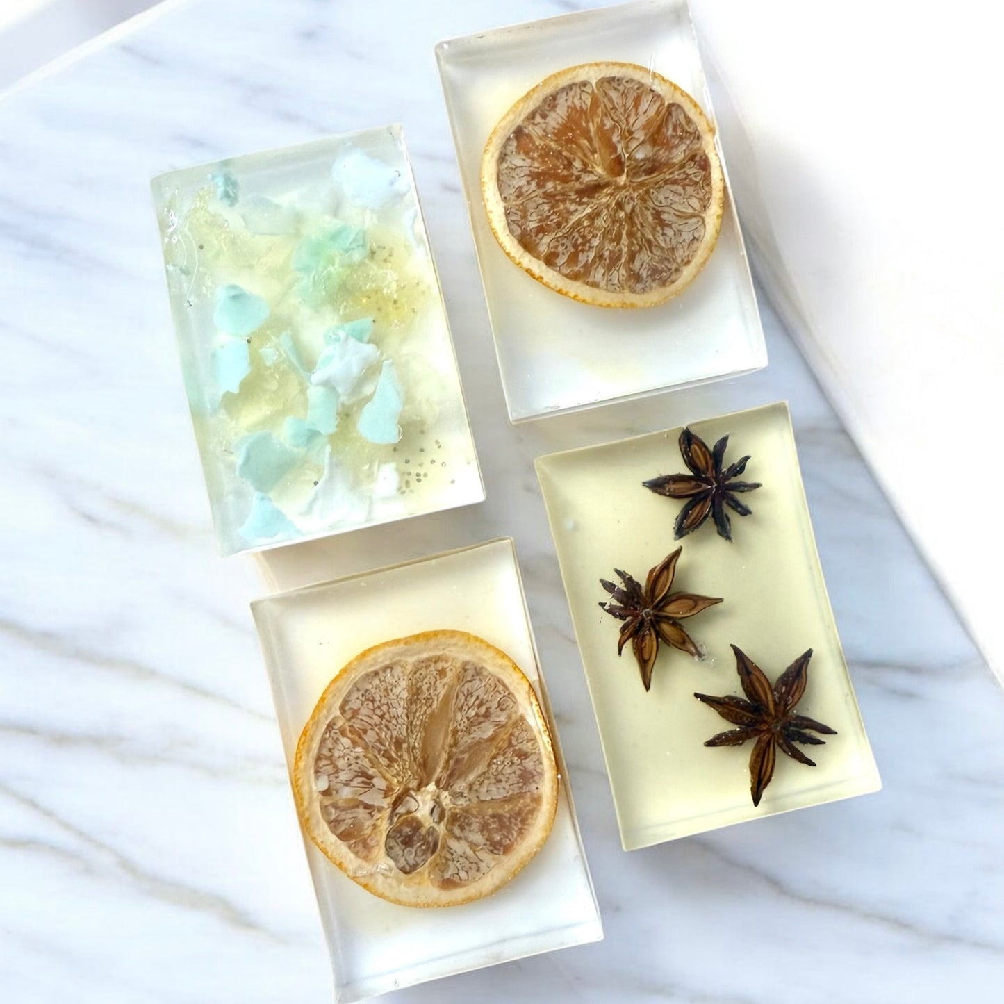 Lot 4 Savons automne