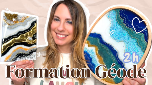 Formation Géode Résine Epoxy